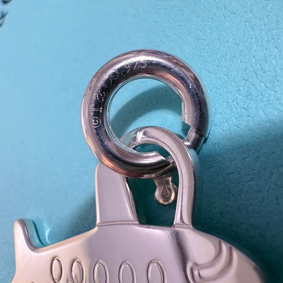 RARE Tiffany & Co. Large Airplane Flat STERLING SILVER Charm Pendant - Picture 4 of 5